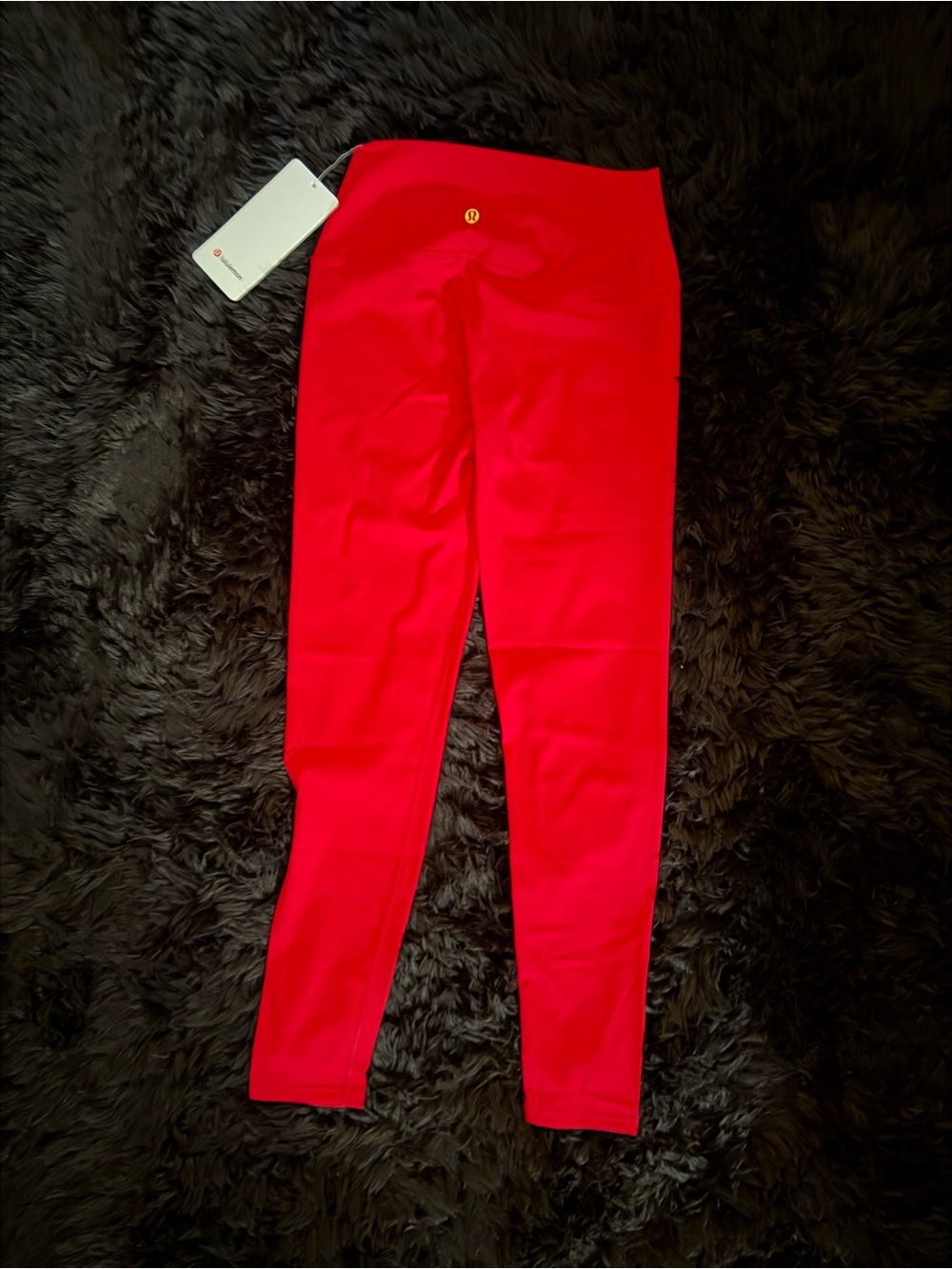 Lululemon Active Zip-Front Track Jacket & leggings set in Bright Red - Picture 3 of 3
